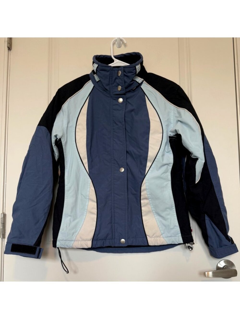 Vintage Tommy Hilfiger Jeans Womens Jacket Colorblock Size M Winter Ski Team 90s